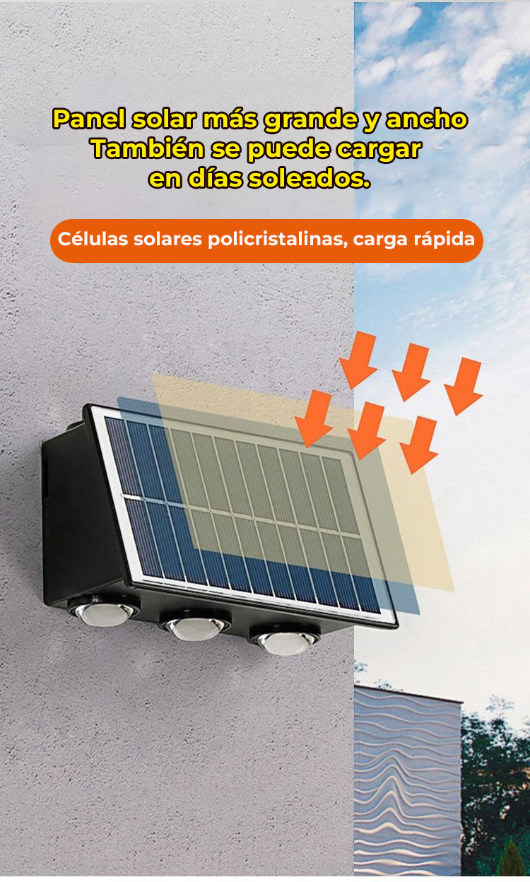 Aplique con energía solar