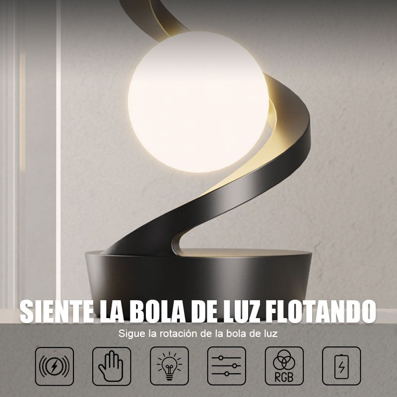 Luz de noche de carga inalámbrica para teléfonos móviles de inducción suspendida