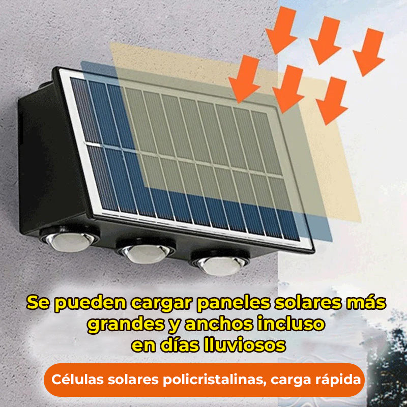 Aplique con energía solar