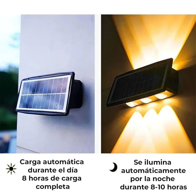 Aplique con energía solar