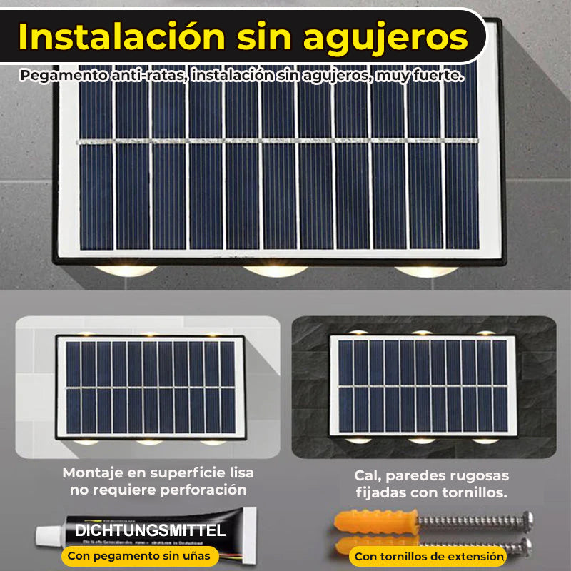 Aplique con energía solar